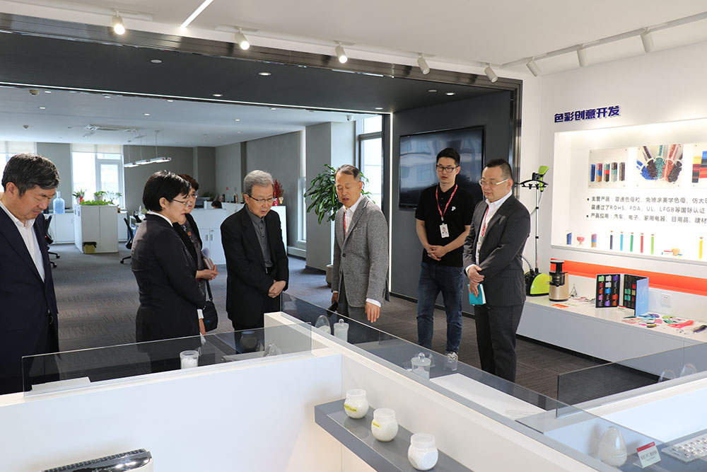 中日友好协会常务副会长程永华一行来尊龙中国官网官方网站集团参观访问